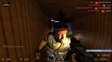 ZOMBIE ESCAPE ROUND ON COUNTER-STRIKE: SOURCE, map: ze_lila_panic, CSS