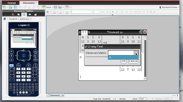 Chi square two way table