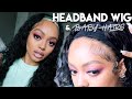 OMG I TRIED A HEADBAND WIG + LAID BABY HAIRS TUTORIAL | YOLISSAHAIR