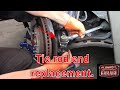 Toyota Camry tie rod end replacement.