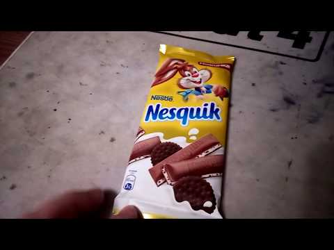 Шоколад Nesquik какао-печеньем