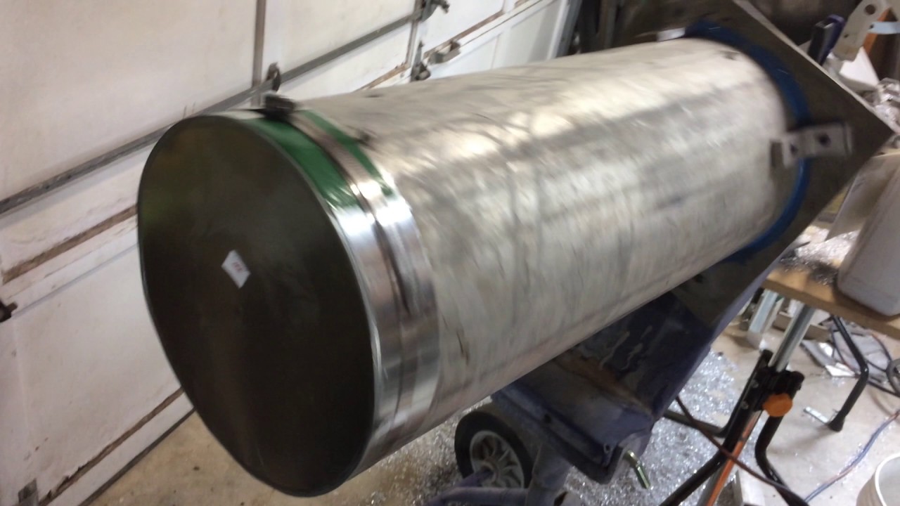 Stonewash and Deburr Tumbler that Bolts onto My Cement Mixer YouTube