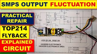 {466} SMPS Output voltage Fluctuation How To Repair SMPS Switch Mode Power Supply Output fluctuating