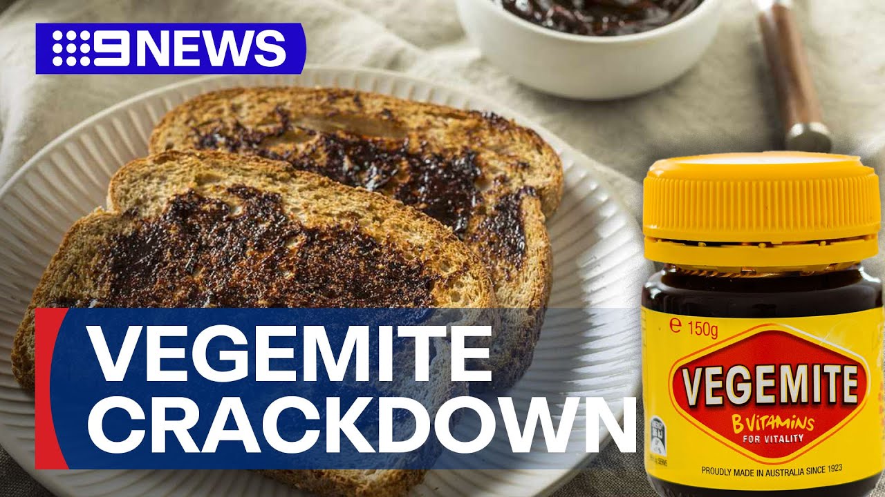 'We're sending our support', Vegemite targeted in overseas crackdown | 9 News Australia