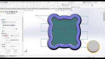 CAMWorks 2 Axis Tutorial - 10 Facing operation