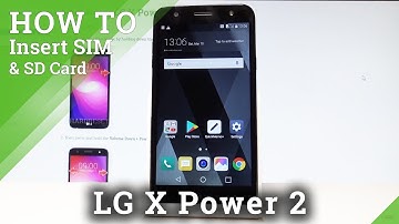How to Insert SIM and SD Card in LG X Power 2 - Nano SIM and Micro SD Slot |HardReset.Info