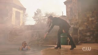 Legacies 3x09 Hope And Lizzie Chase Gremlin & Gremlin￼ Pushes Lizzie Into Pool ￼