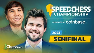 Magnus v Wesley | Can Former 960 Champ Upset World #1? | Speed Chess Championship 2023 SF !coinbase