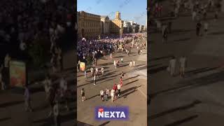 Тысячи людей вышли на площаль Независимости в Минск. Таймлапс