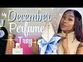 My December Perfume Tray | New Kayali Testing + Winter Favorites!❄️🍧