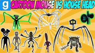 CARTOON MOUSE vs. HOUSE HEAD! - Garry's Mod Sandbox