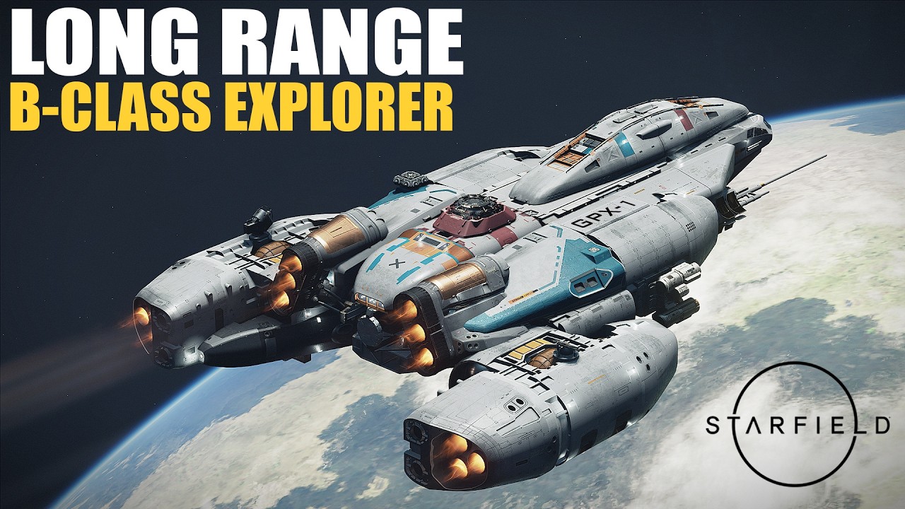 Starfield Exploration Ship Building Guide | GPX-01 Grand Peregrine (Vanilla B-Class Explorer)