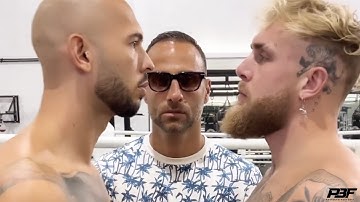JAKE PAUL AND ANDREW TATE COME FACE-TO-FACE FOR THE VERY FIRST TIME