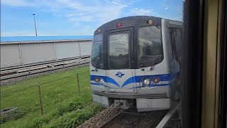 Train 106 bound for Tamsui featuring C381-series train set 502+501 (High-Capacity Steel-Wheel/Ste...