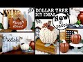 $1 HIGH END FALL DIY'S | DOLLAR TREE FALL DIY'S | MODERN FARMHOUSE DECOR IDEAS