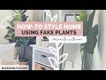 How-to Style Artificial Plants | Decorate With Me ft. Nearly Natural