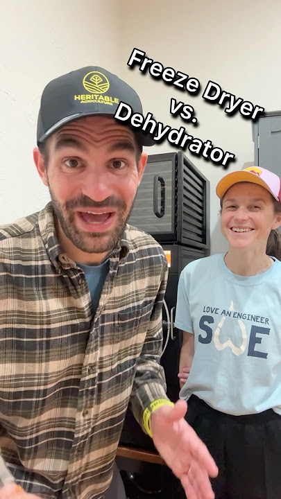 Comparing our FREEZE DRYER and DEHYDRATOR for backpacking food!