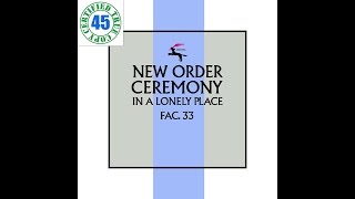 NEW ORDER - CEREMONY - 12&quot; Single (1981) HiDef :: SOTW #1