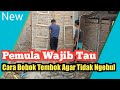 Wajib tau cara membobok tembok agar tidak ngebul/berdebu