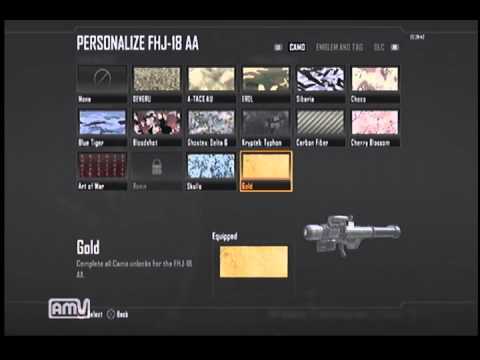 【ＣＯＤ：ＢＯ２】これはバグ？金迷彩が出てる