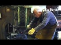 #Blacksmith John Hudson, 78, at his shop near #PointLobos #Carmel. His #artwork will be at #ArtsInpo