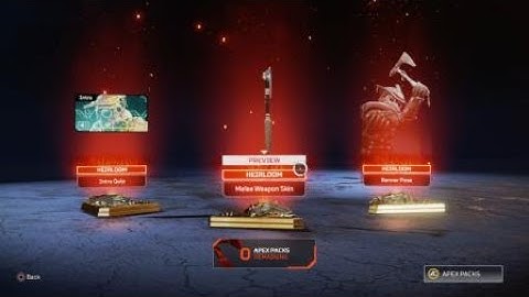 first heirloom shards from apex packs (reaction)