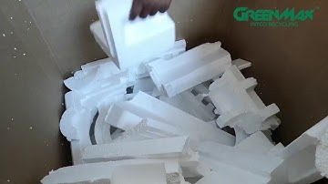 Greenmax EPS | Polystyrene | styrofoam recycling machine Mars C200 operated by Customers in America