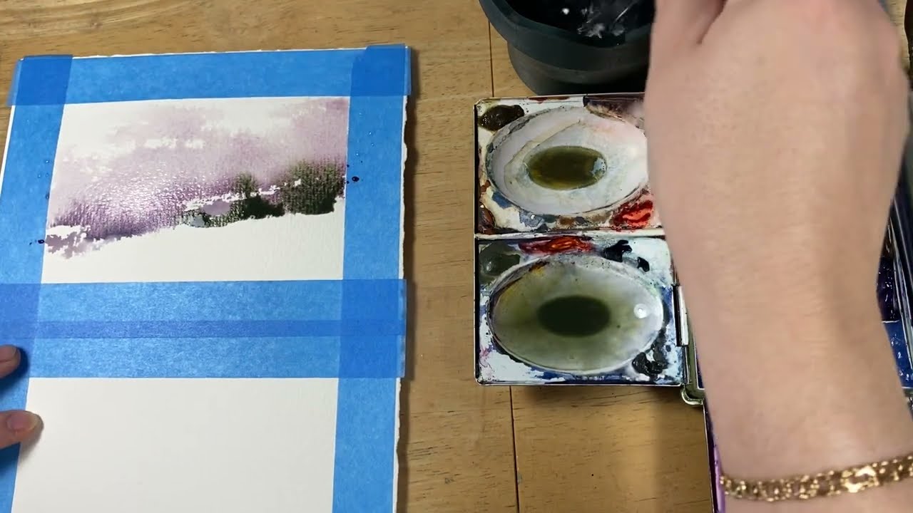 Jag ska komma igång med akvarellmålning igen …..