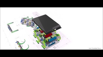 Animation of the 3D model of a Hexapod Robot