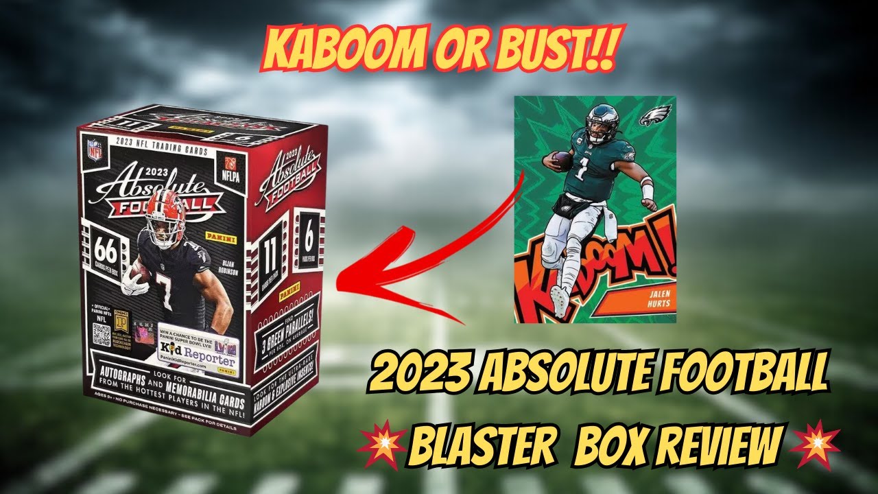 KABOOM OR BUST!!💥2023 ABSOLUTE FOOTBALL BLASTER BOX REVIEW (X3) 
