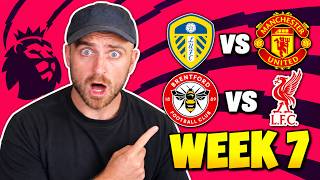 PREMIER LEAGUE WOCHE 7 VORHERSAGEN & TIPPS!