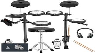 AROMA TDX 18 Electronic Drum Set with 4 Quiet Mesh Drum Pads 2 screenshot 4