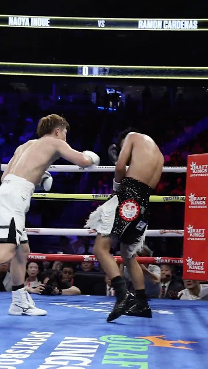 Ringside angle of Naoya Inoue's electric fight vs Ramon Cardenas 🫨 #boxing #naoyainoue
