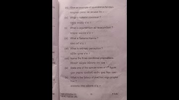 +2 2nd year//CHSE//Logic question papers// Set-D //2023