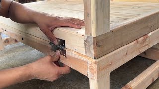 Smart and SpaceSaving Woodworking Project: Building a Chair That Transforms into a Bed