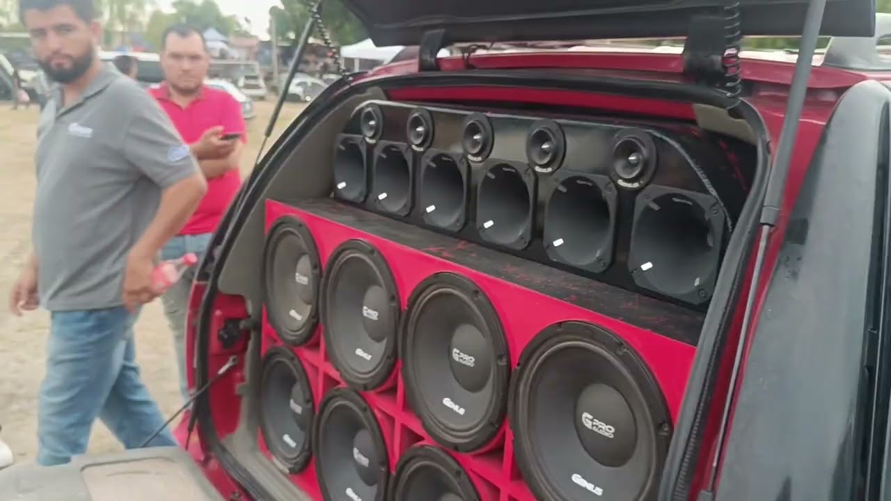 Demo 6 subwoofers 18 pulgadas Genius con un tarams 8mil rms 