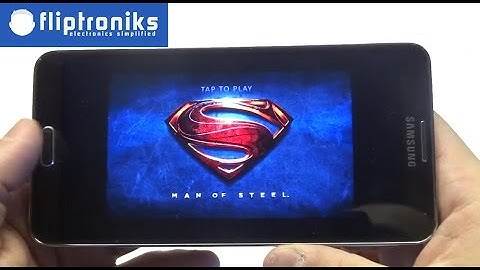 Man Of Steel Galaxy Note 3 Gameplay - Fliptroniks.com