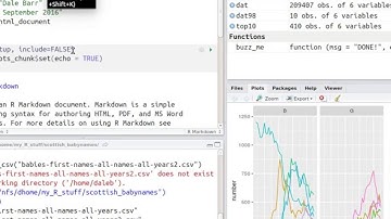 Developing an analysis in R/RStudio (2/2): RMarkdown