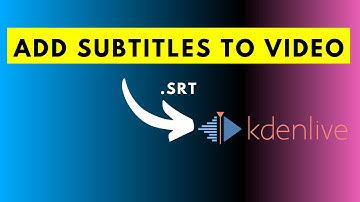 How to Automatically Create Subtitles in Kdenlive Using Open AI