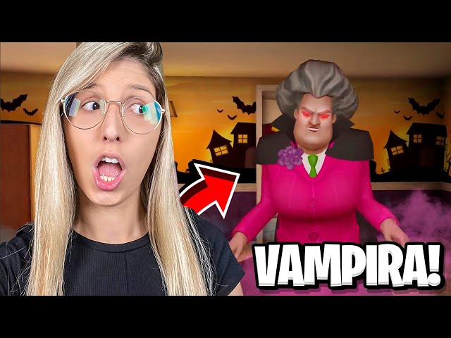 VERSÃO NOVA VS VERSÃO ANTIGA DE HALLOWEEN DO JOGO DA PROFESSORA MALVADA! (Scary  Teacher 3D) 