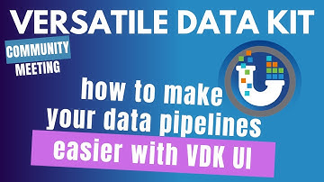 VDK Operations UI demo - Community Meeting