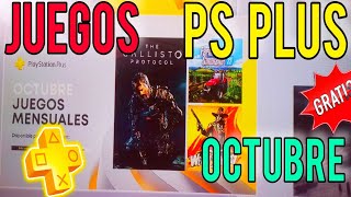 JUEGOS PLAYSTATION PLUS OCTUBRE 2023 - QUE TAL ESTAN?