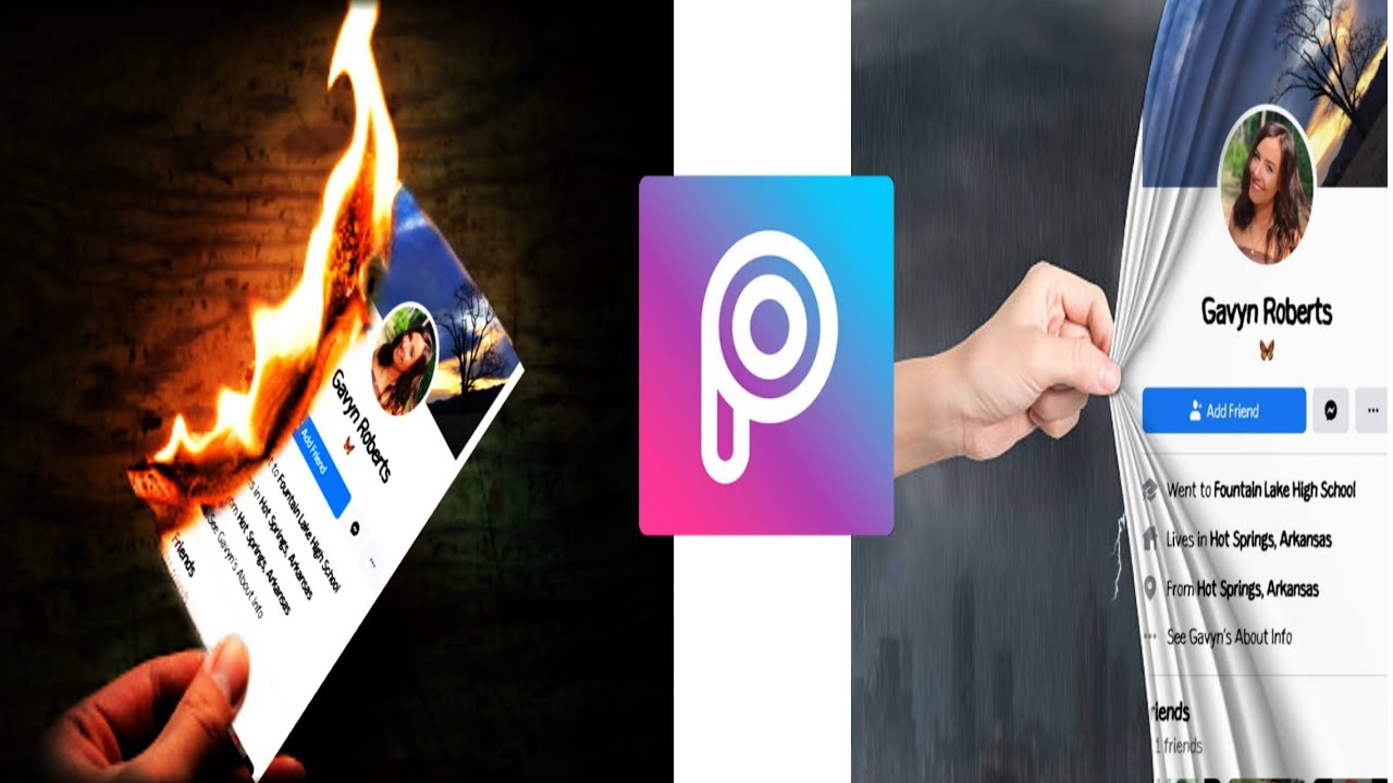 FIRE BURNING FACEBOOK PROFILE PICTURE I