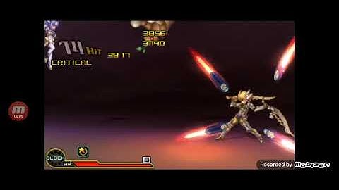 project x zone 2 KOS MOS & fiora special attack 3DS