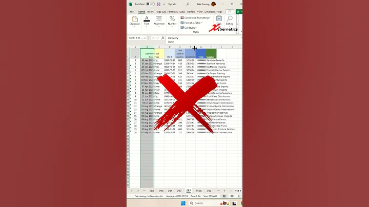 How do you retain the original column widths when copy pasting? - Excel Tips and Tricks
