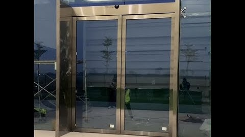 Cửa bản lề sàn tự động