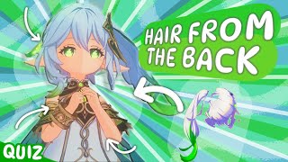 Guess your Main only by Hair from the Back! [Genshin Impact Quiz]