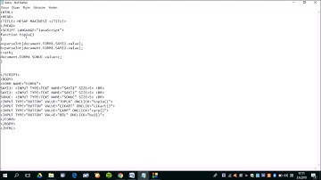 JavaScript ile Basit bir Hesap Makinesi Yapımı