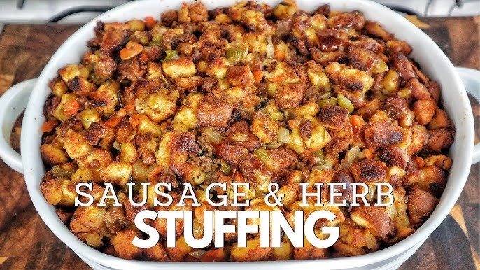 Homemade Traditional Stuffing Recipe - Chef Billy Parisi