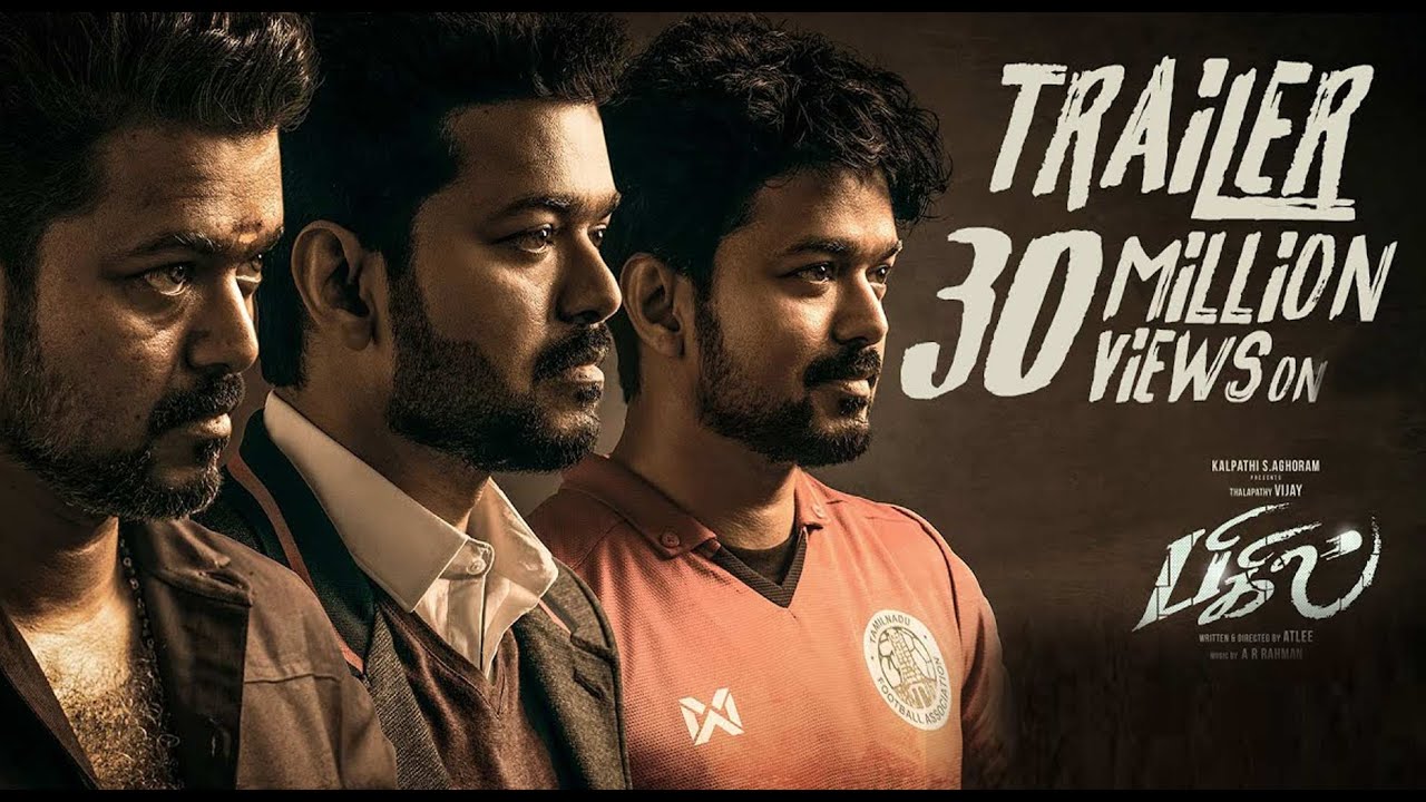 Bigil - Official Trailer | Thalapathy Vijay, Nayanthara | A.R Rahman | Atlee